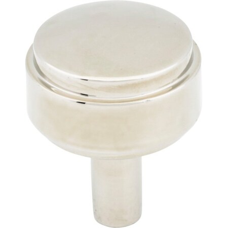 Jeffrey Alexander 1-1/8" Diameter Polished Nickel Hayworth Cabinet Knob 885NI